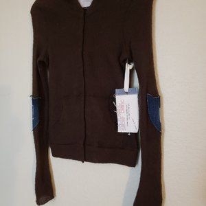 Sable Blanc Boutique Harry Potter Style Brown Sweater Hoodie S- XS & S